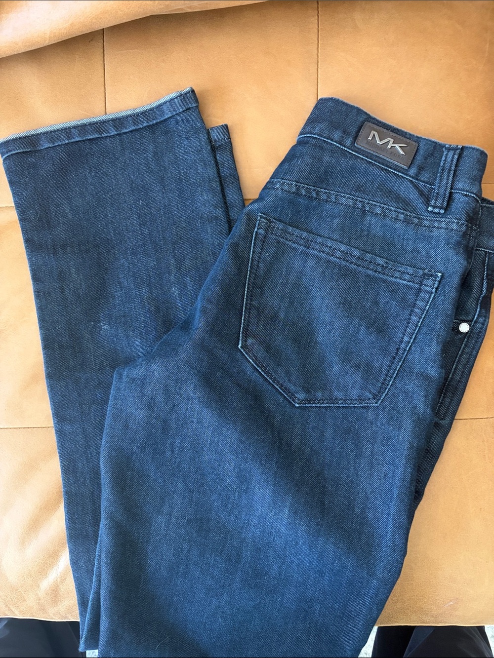 Michael Kors Men’s Navy Straight-Leg Jeans